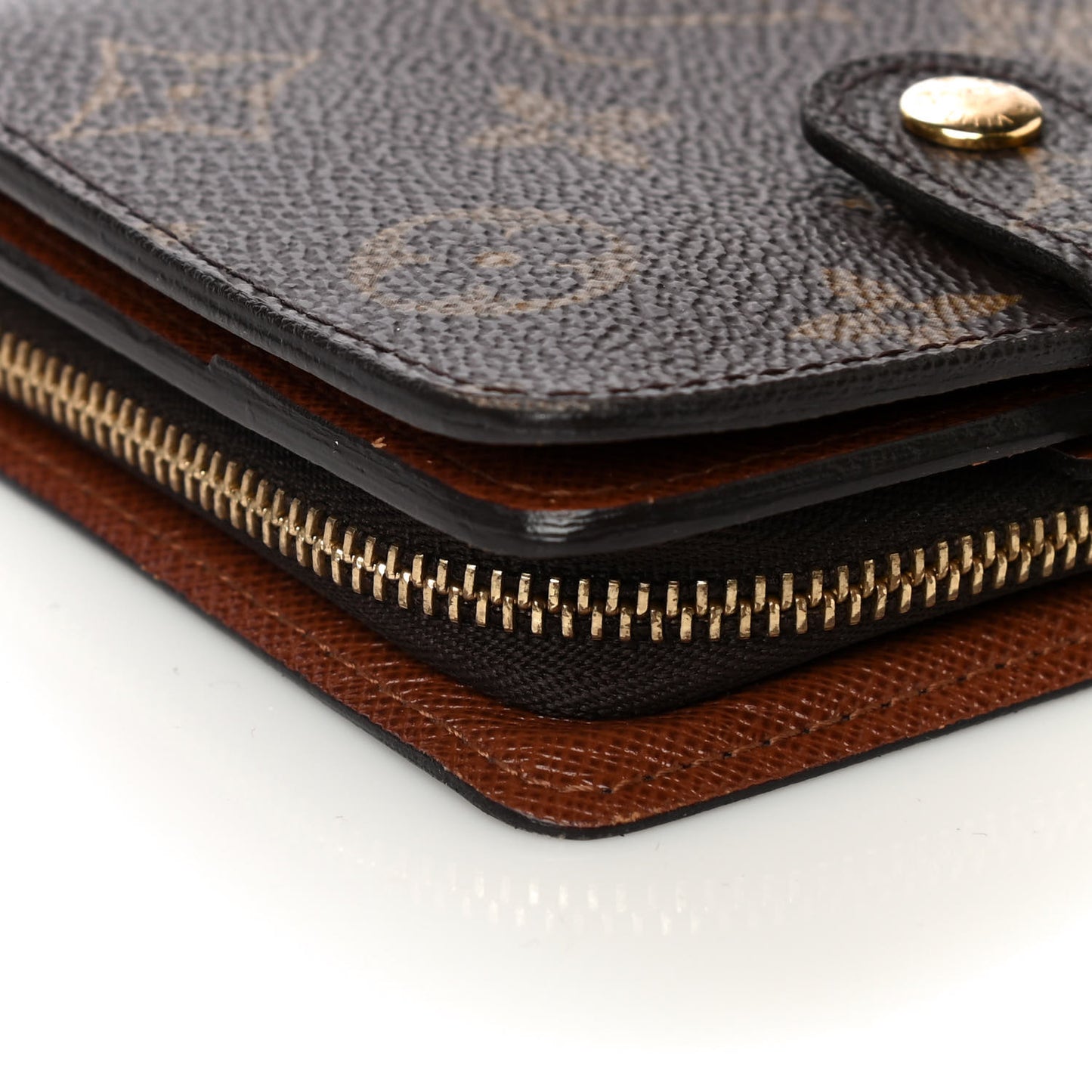 Monogram Compact Zippe Zipped Wallet