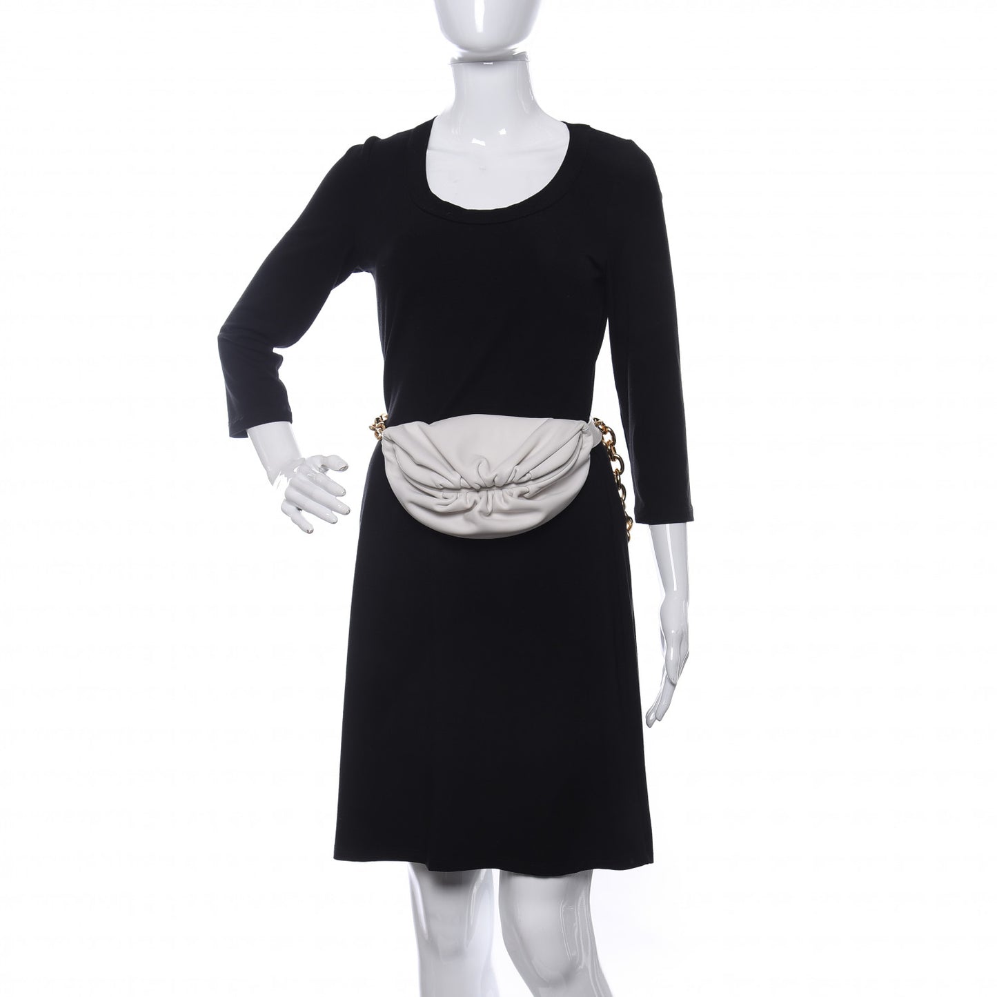 Nappa The Belt Chain Pouch Chalk