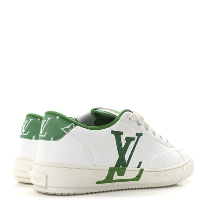Louis Vuitton Calfskin Womens Charlie Sneaker 40 White Green 5 of 8