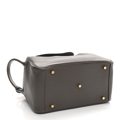 Hermes Taurillon Clemence Lindy 30 Etain 4 of 11