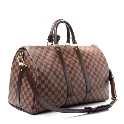 Louis Vuitton Damier Ebene Keepall Bandouliere 45 2 of 8