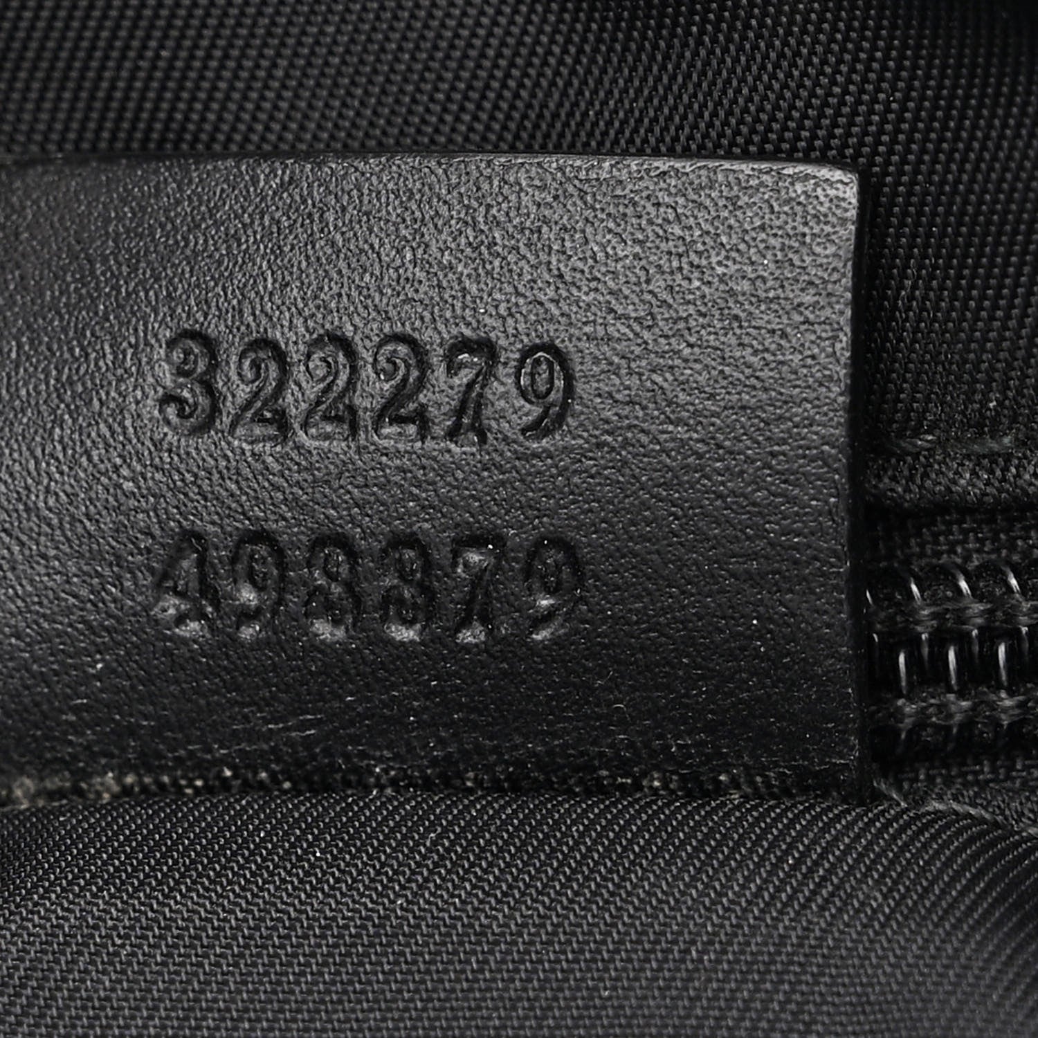 Gucci GG Supreme Monogram Crossbody Messenger Bag Black Grey 7 of 15