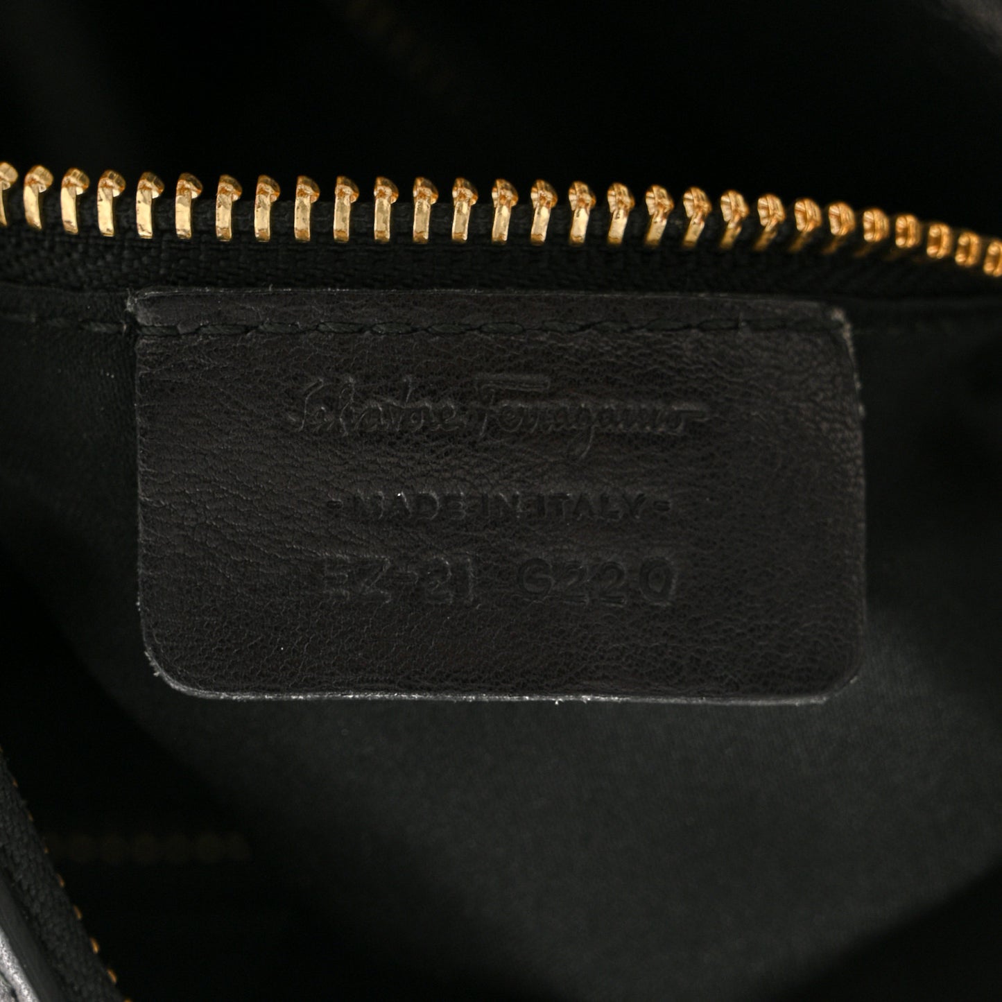 Calfskin Trifolio Shopping Tote Black