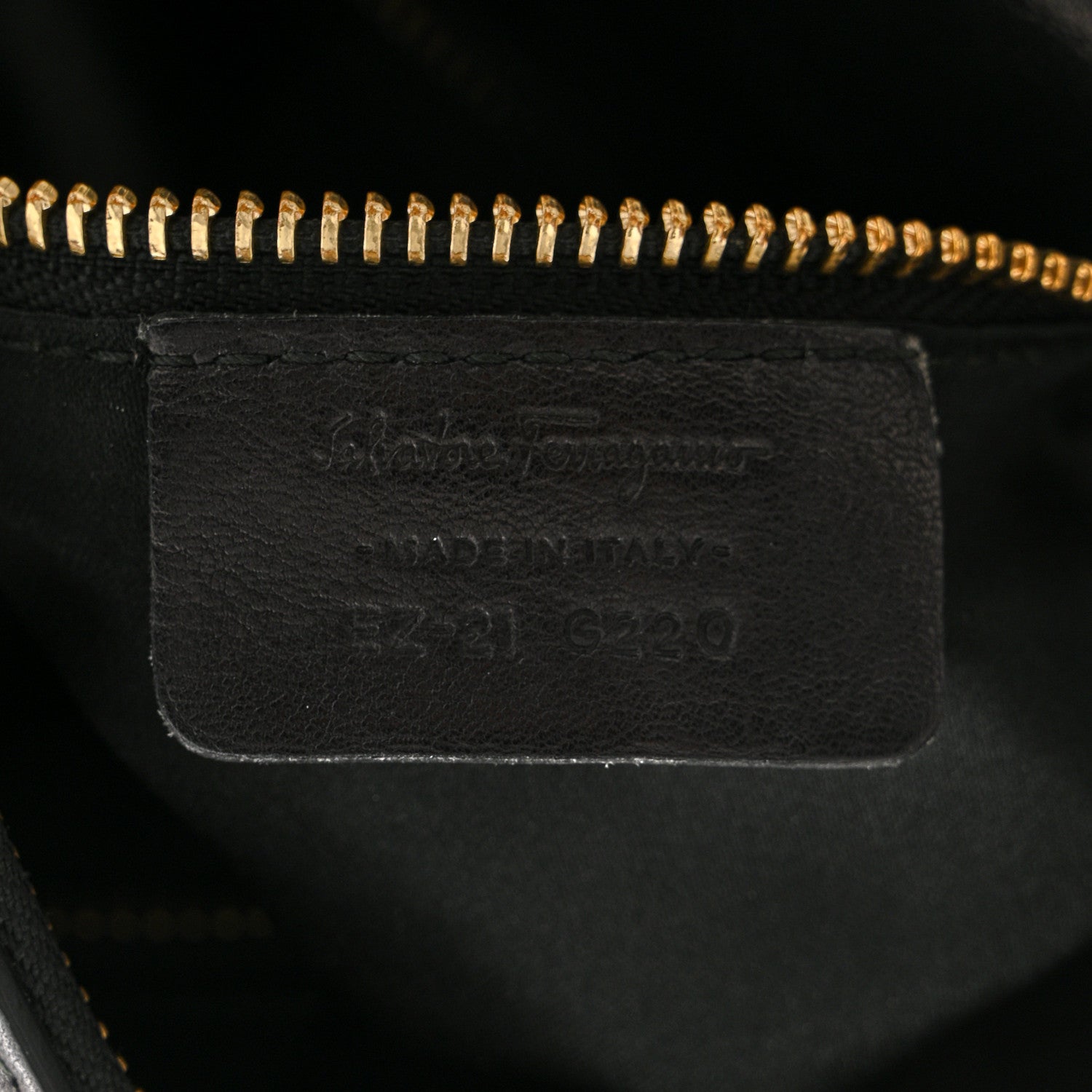 Salvatore Ferragamo Calfskin Trifolio Shopping Tote Black 7 of 10