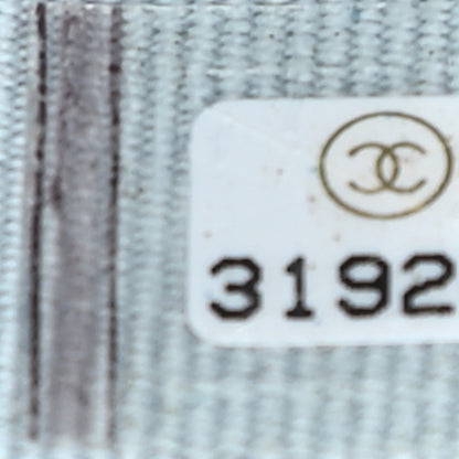 Chanel Caviar Quilted Small Tiny CC Vanity Case With Chain Light Blue 7 of 12