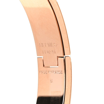 Hermes Enamel Narrow Print Grand Apparat Remix Multico Clic Clac H Bracelet PM Lilas 4 of 5