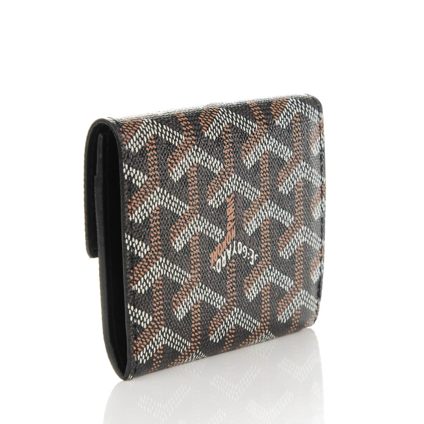 Goyardine Coin Purse Wallet Black