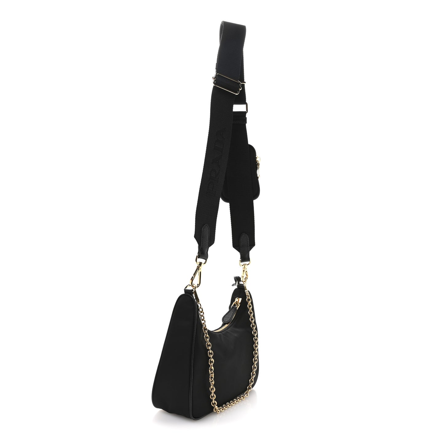 Nylon Re-Edition 2005 Shoulder Bag Black