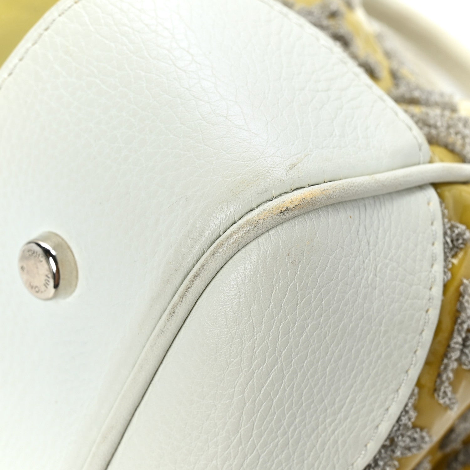 Louis Vuitton Monogram Bouclettes Speedy Round Perle 8 of 10