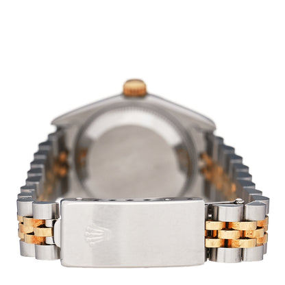 Rolex Stainless Steel 18K Yellow Gold Diamond 26mm Oyster Perpetual Datejust Watch Champagne Jubilee 69173 3 of 4