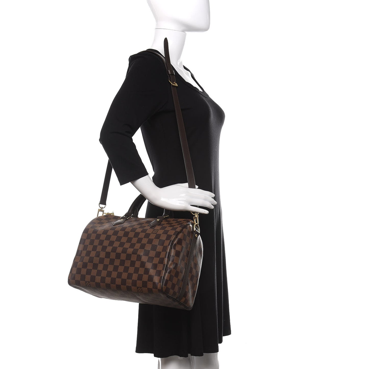 Damier Ebene Speedy Bandouliere 30