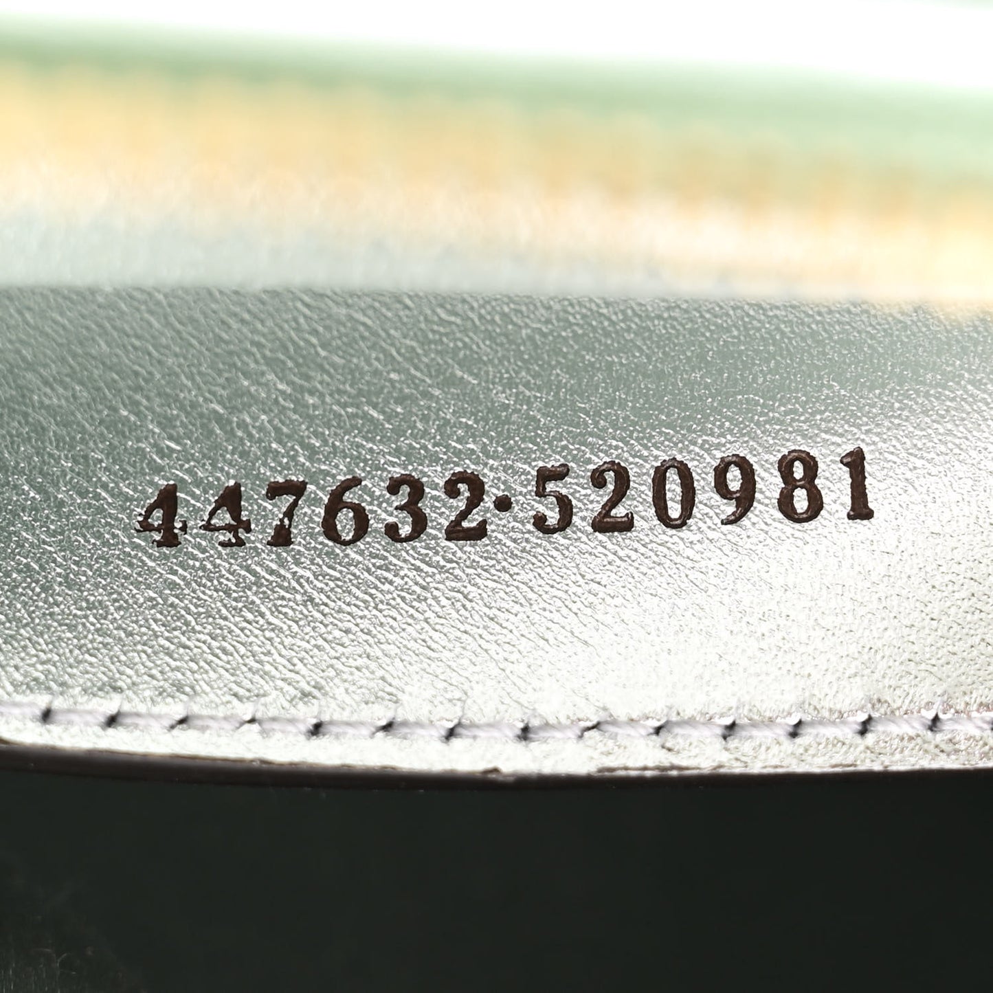 Iridescent Nappa Chevron Matelasse Small GG Marmont Chain Shoulder Bag Iridescent Salvy Green