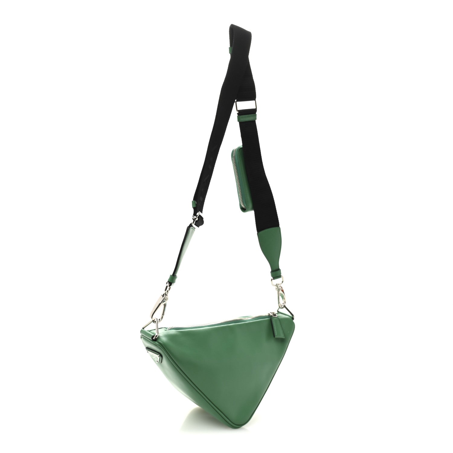 Prada Grace Lux Triangle Shoulder Bag Mango 3 of 9