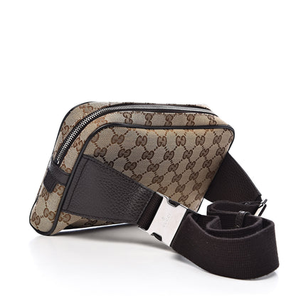 Gucci Monogram Belt Bag Dark Brown 3 of 10