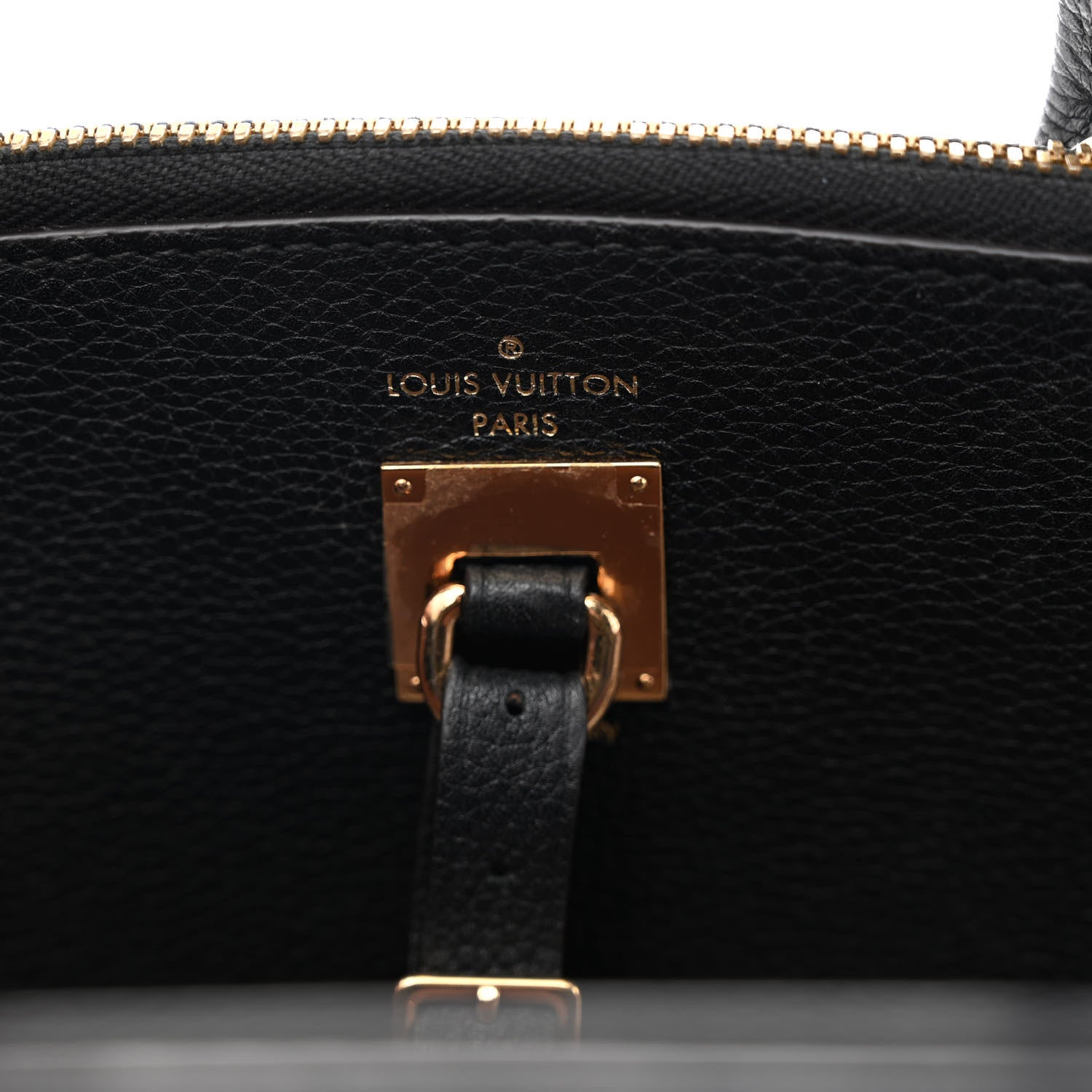 Louis Vuitton Calfskin City Steamer MM Magnolia Black 6 of 11