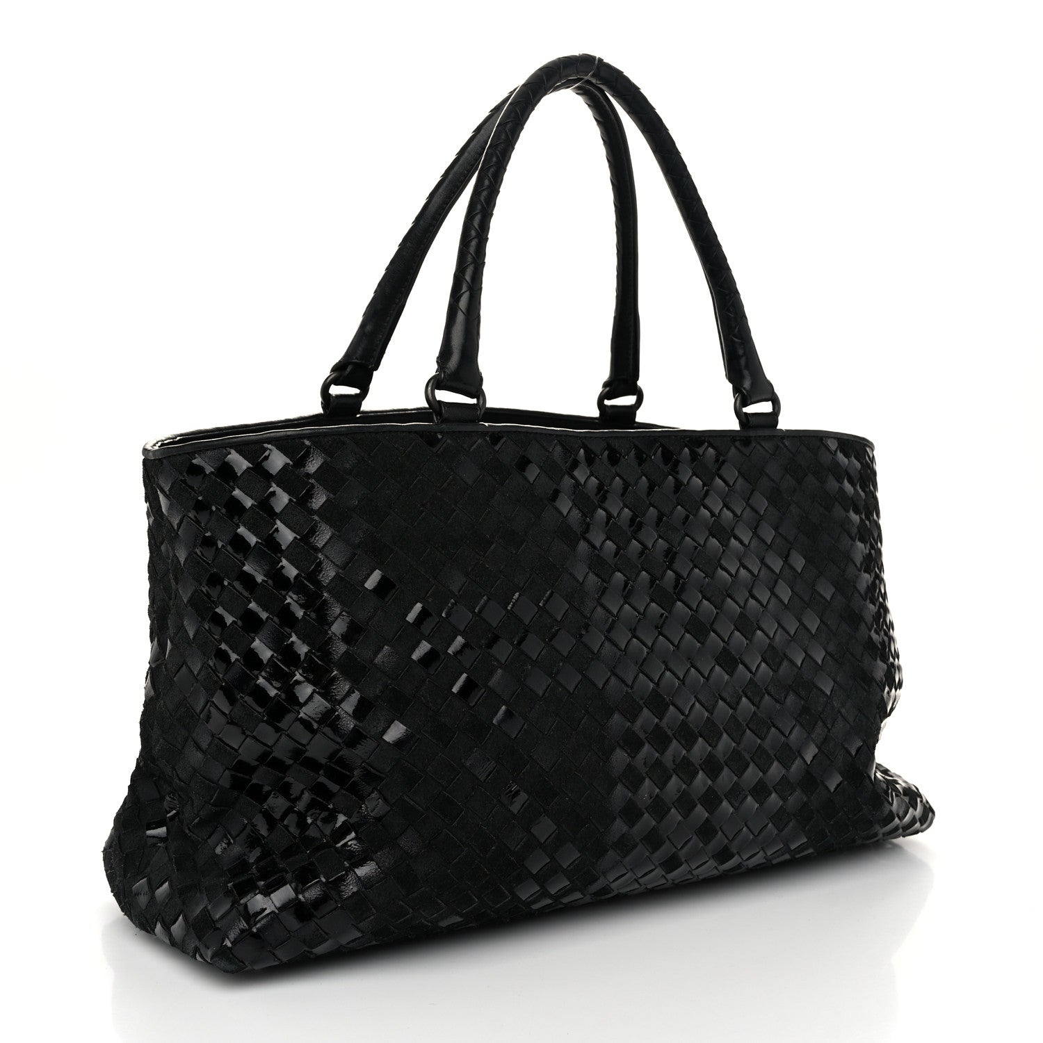 Bottega Veneta Intrecciato Rugiada Vintaga Medium Shopper Black 3 of 13