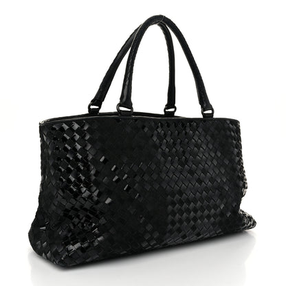 Bottega Veneta Intrecciato Rugiada Vintaga Medium Shopper Black 3 of 13