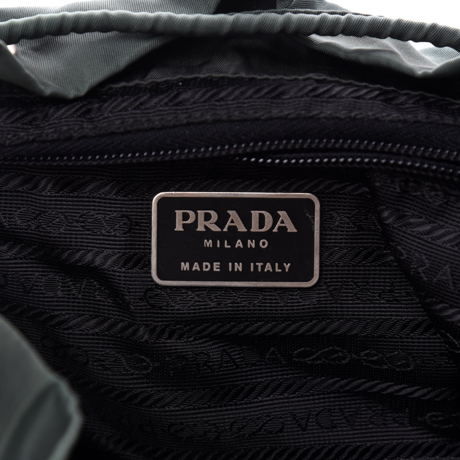 Prada Nylon Vela Large Backpack Green 13 of 15