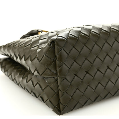 Bottega Veneta Nappa Intrecciato Medium Andiamo Shoulder Bag Kaki 8 of 9