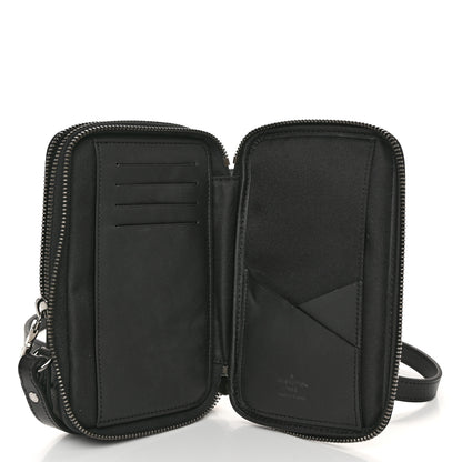 Louis Vuitton Monogram Eclipse Reverse Double Phone Pouch 6 of 12