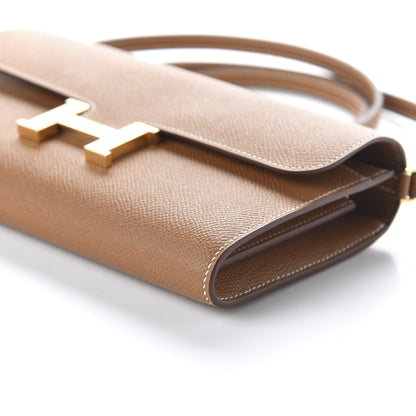 Hermes Epsom Constance Long Wallet To Go Gold 7 of 10