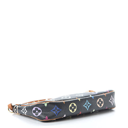 Louis Vuitton Monogram Multicolor Pochette Accessories Black 4 of 15