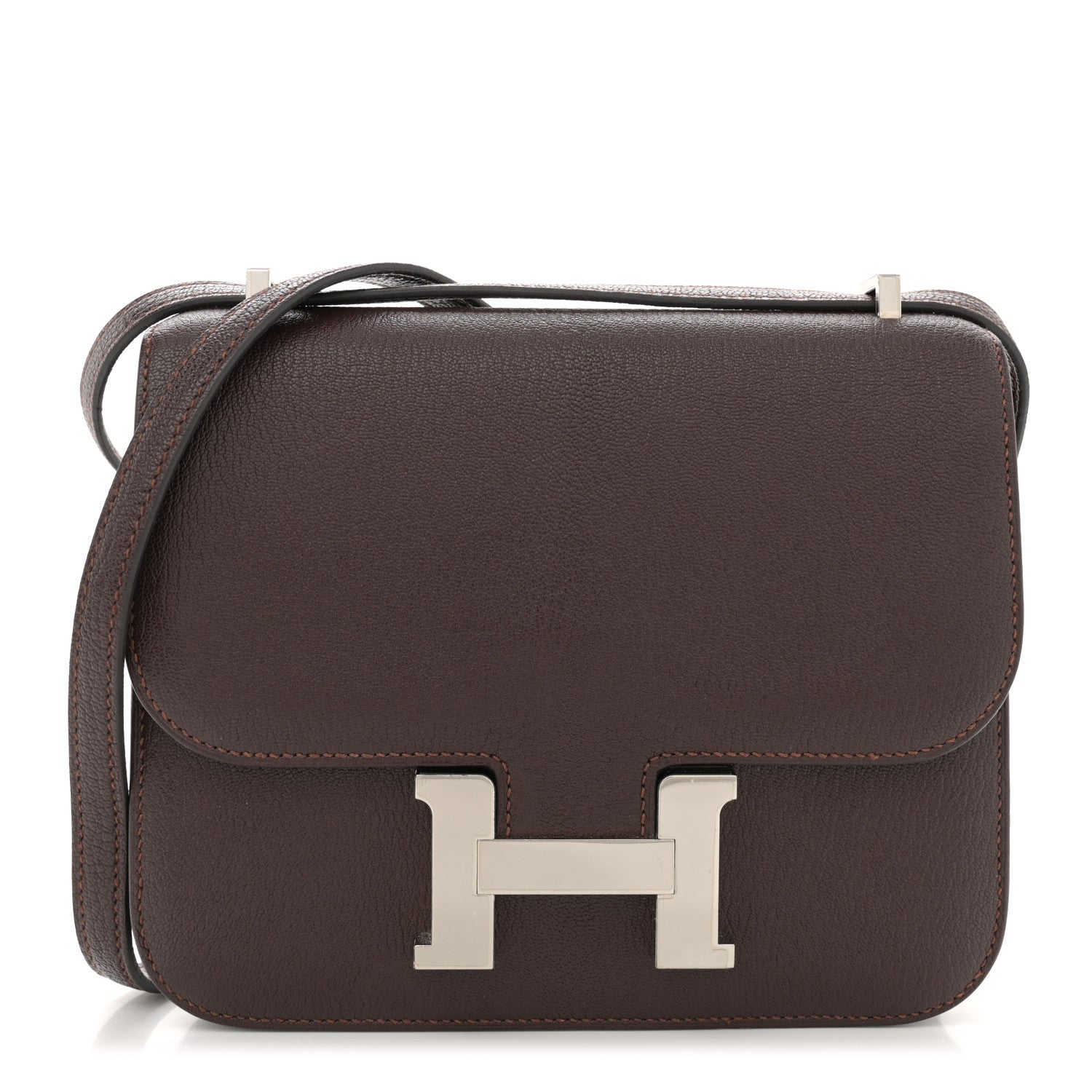 Hermes Chevre Chamkila Verso Constance 18 Havane Gold 1 of 10