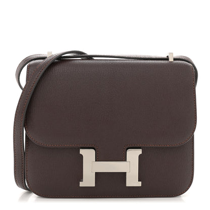 Hermes Chevre Chamkila Verso Constance 18 Havane Gold 1 of 10