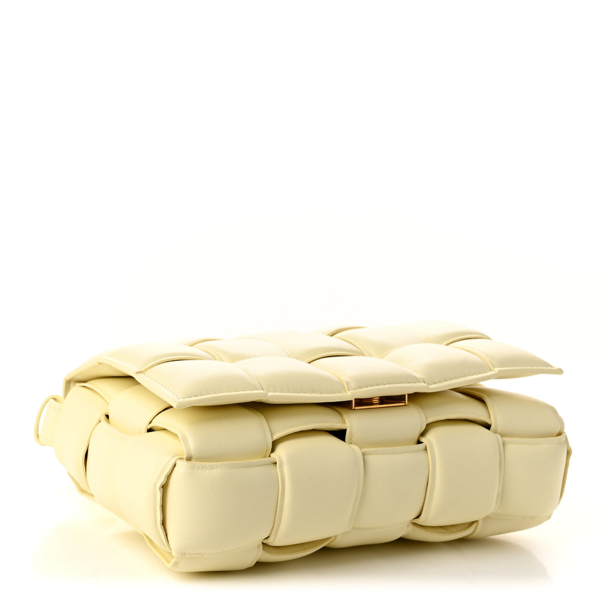 Nappa Maxi Intrecciato Padded Cassette Crossbody Bag Zest