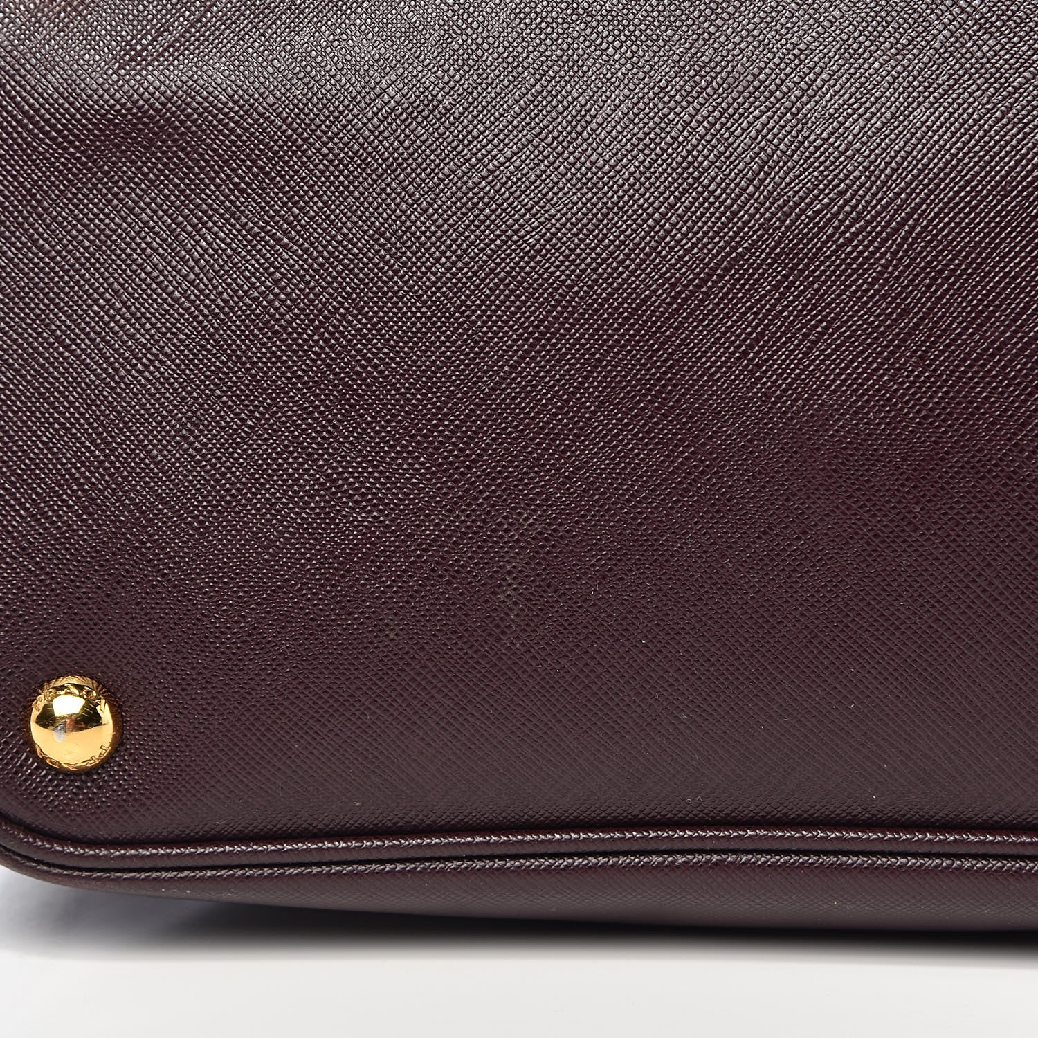Prada Saffiano Large Galleria Double Zip Tote Granato 18 of 20