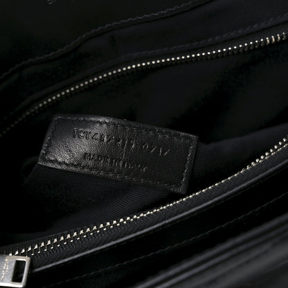 Saint Laurent Calfskin Y Quilted Monogram Large Loulou Chain Satchel Black 7 of 10