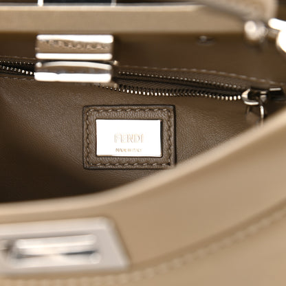 Fendi Nappa Mini Peekaboo Iconic Satchel Tortora 7 of 11