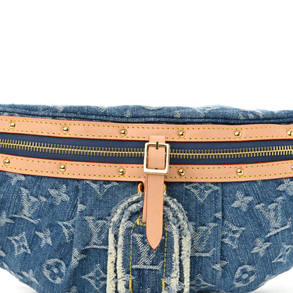 Louis Vuitton Monogram Denim High Rise Bumbag Blue 7 of 9