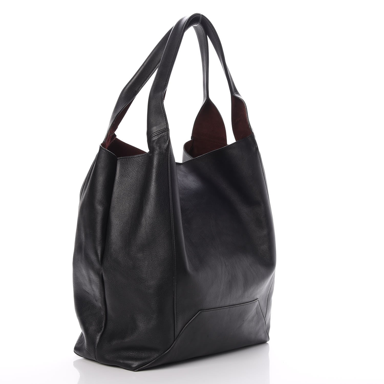 Celine Shiny Smooth Calfskin Hobo Black 4 of 9