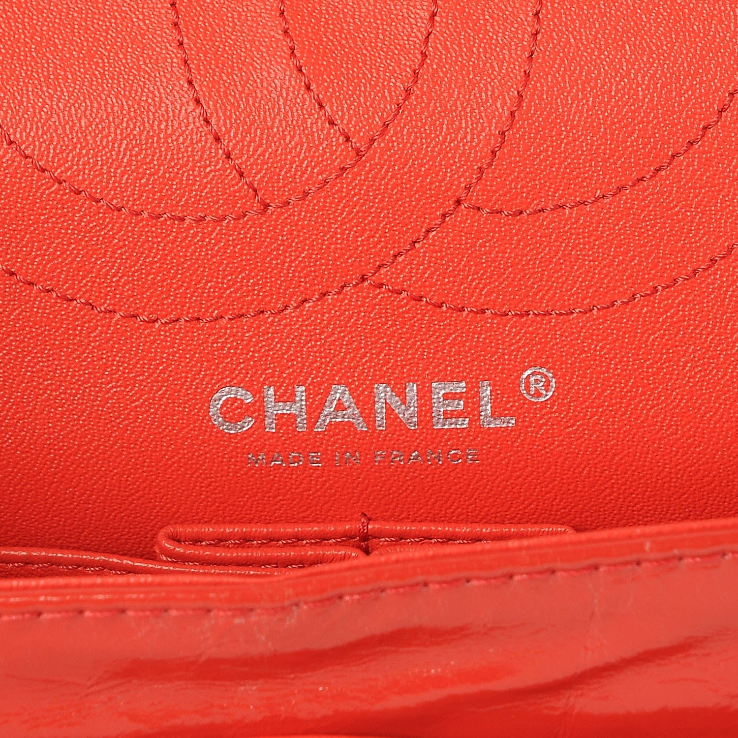 Chanel Glazed Calfskin Quilted 2.55 Reissue 226 Flap Red 7 of 11