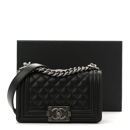Chanel Caviar Quilted Small Boy Flap Black 21 of 21