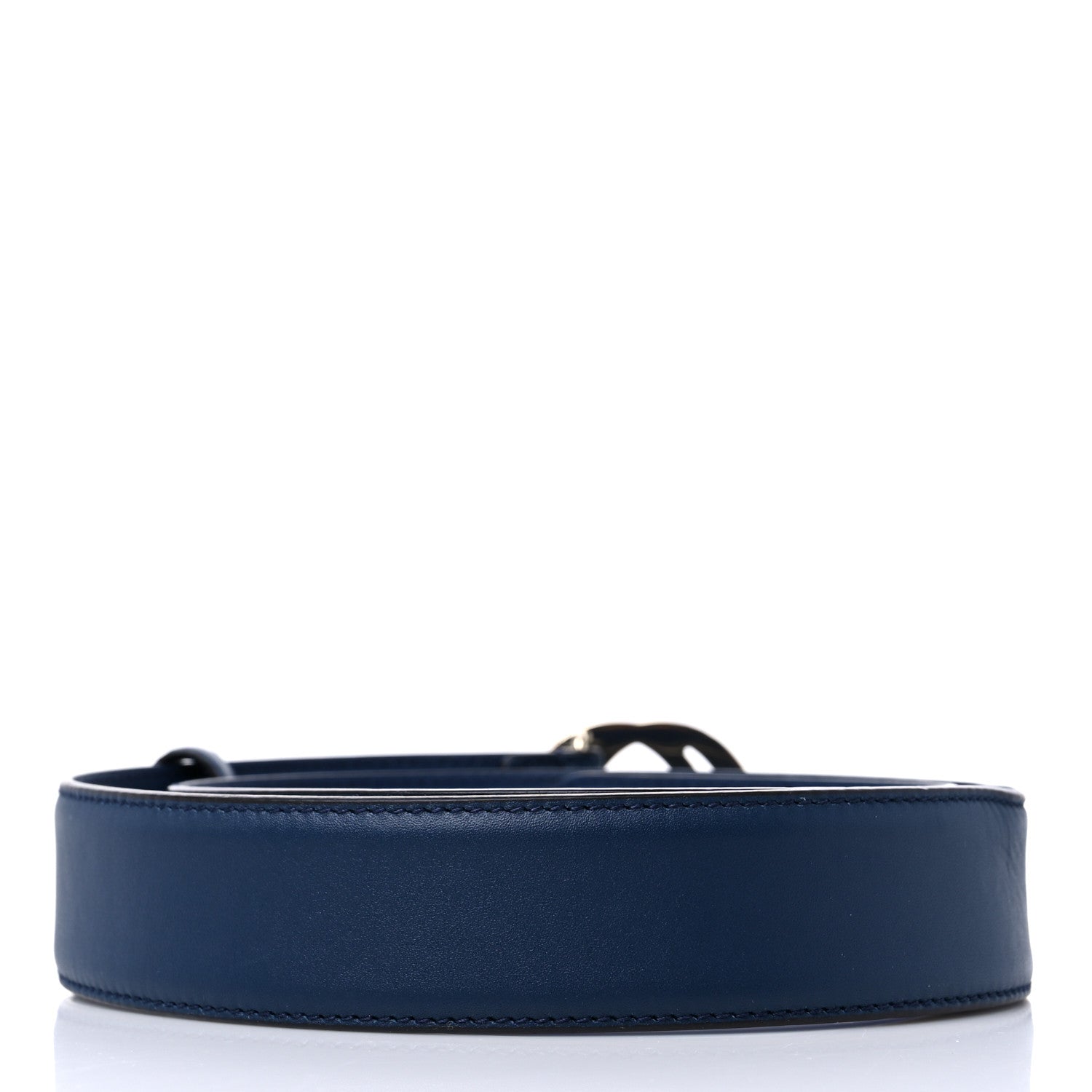Gucci Moon Calfskin Interlocking G 37mm Belt 85 34 Cobalt Blue 2 of 8