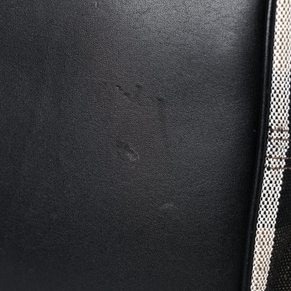 Burberry Canvas Mega Check Medium Ashby Hobo Black 16 of 25