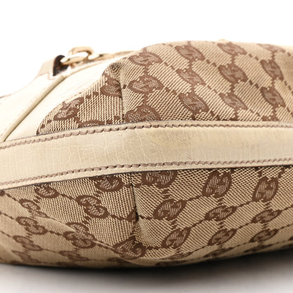 Gucci Monogram Hasler Hobo Beige 9 of 16