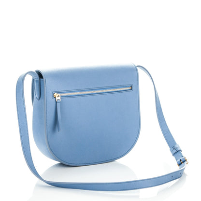 Celine Grained Calfskin Compact Trotteur Porcelain 3 of 6