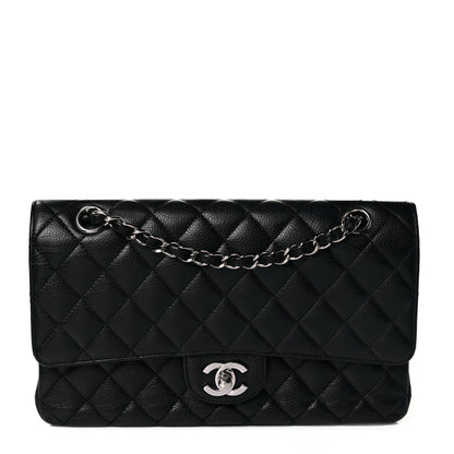 Chanel Caviar Quilted Medium Double Flap Black 1 of 10