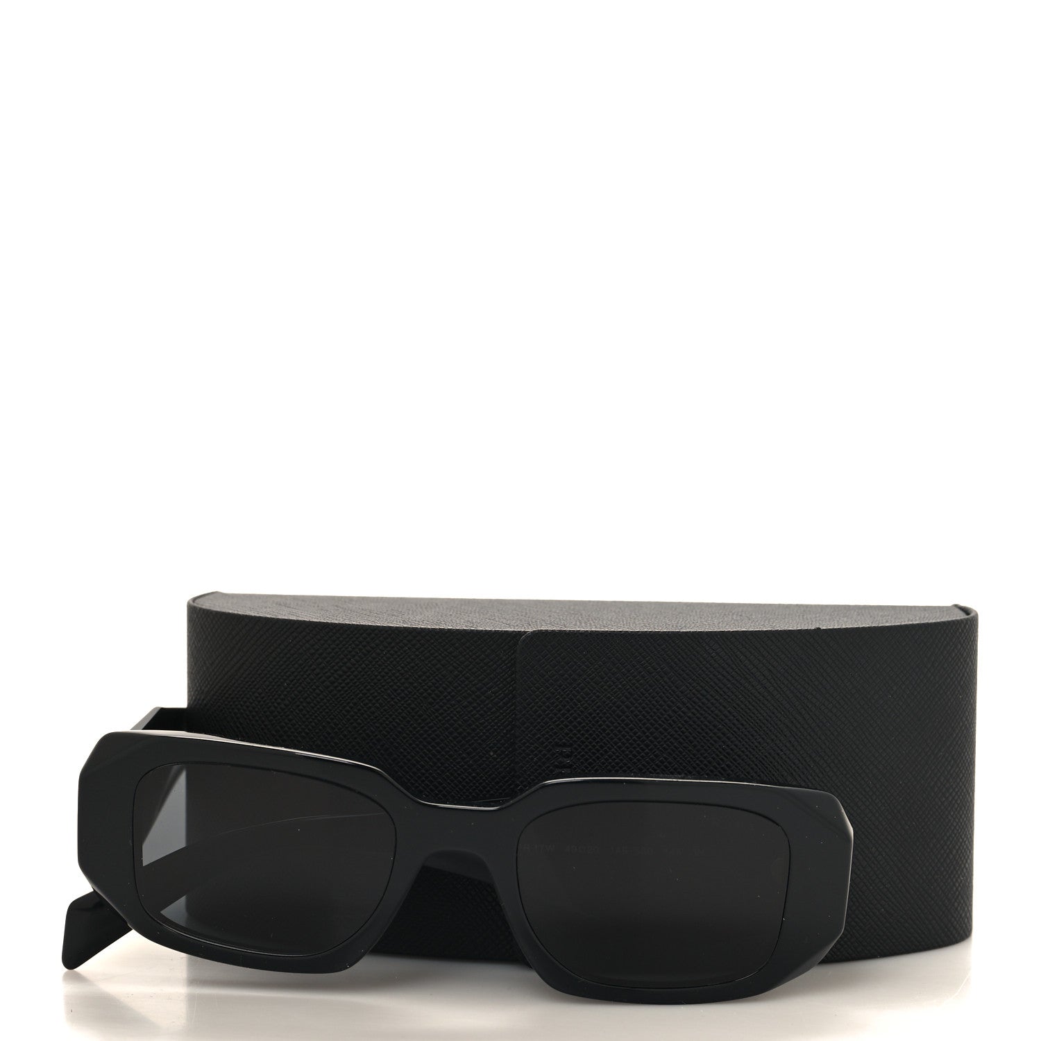 Prada Acetate Symbole Sunglasses SPR 17W Black 7 of 7