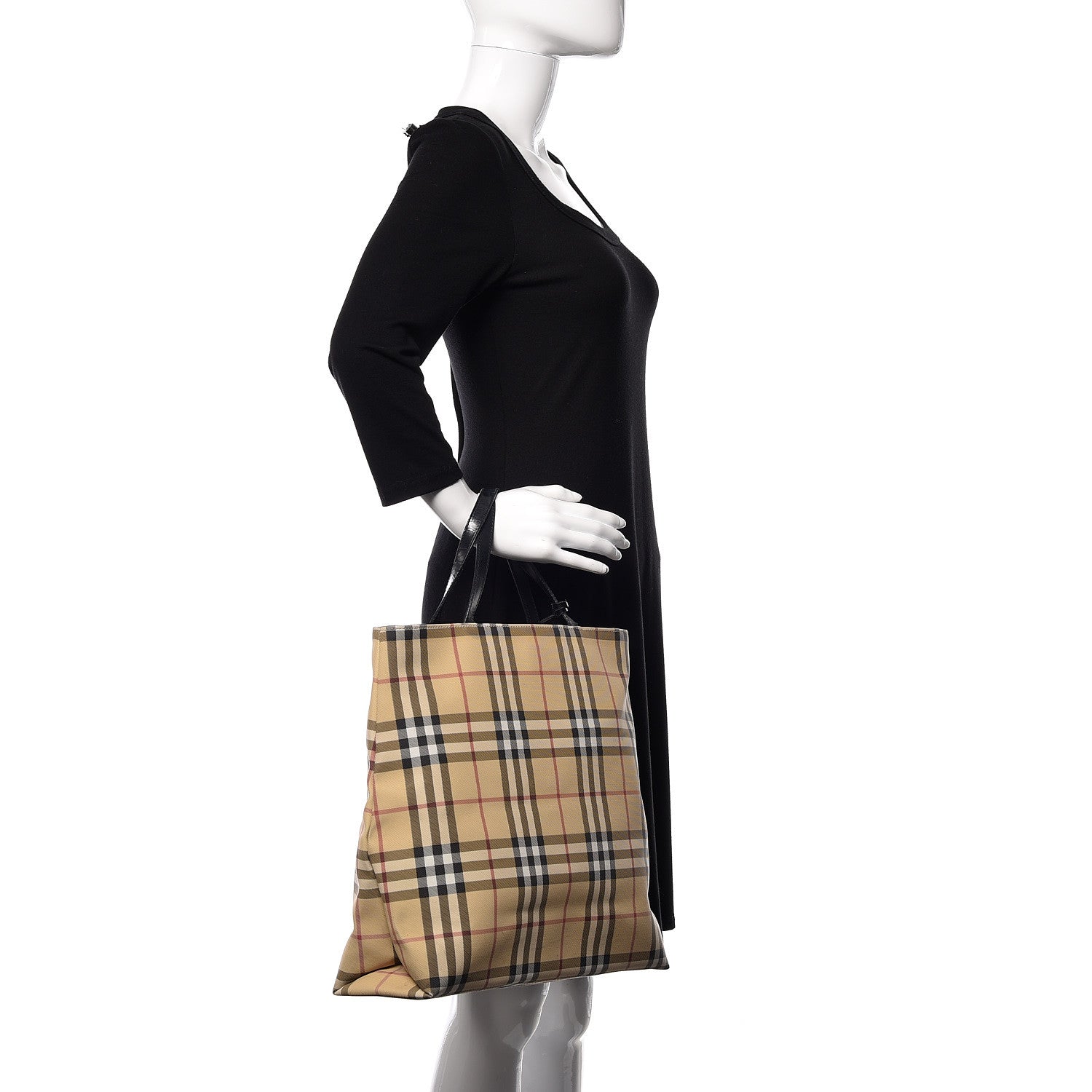 Burberry House Check Large Tote Black 2 of 15
