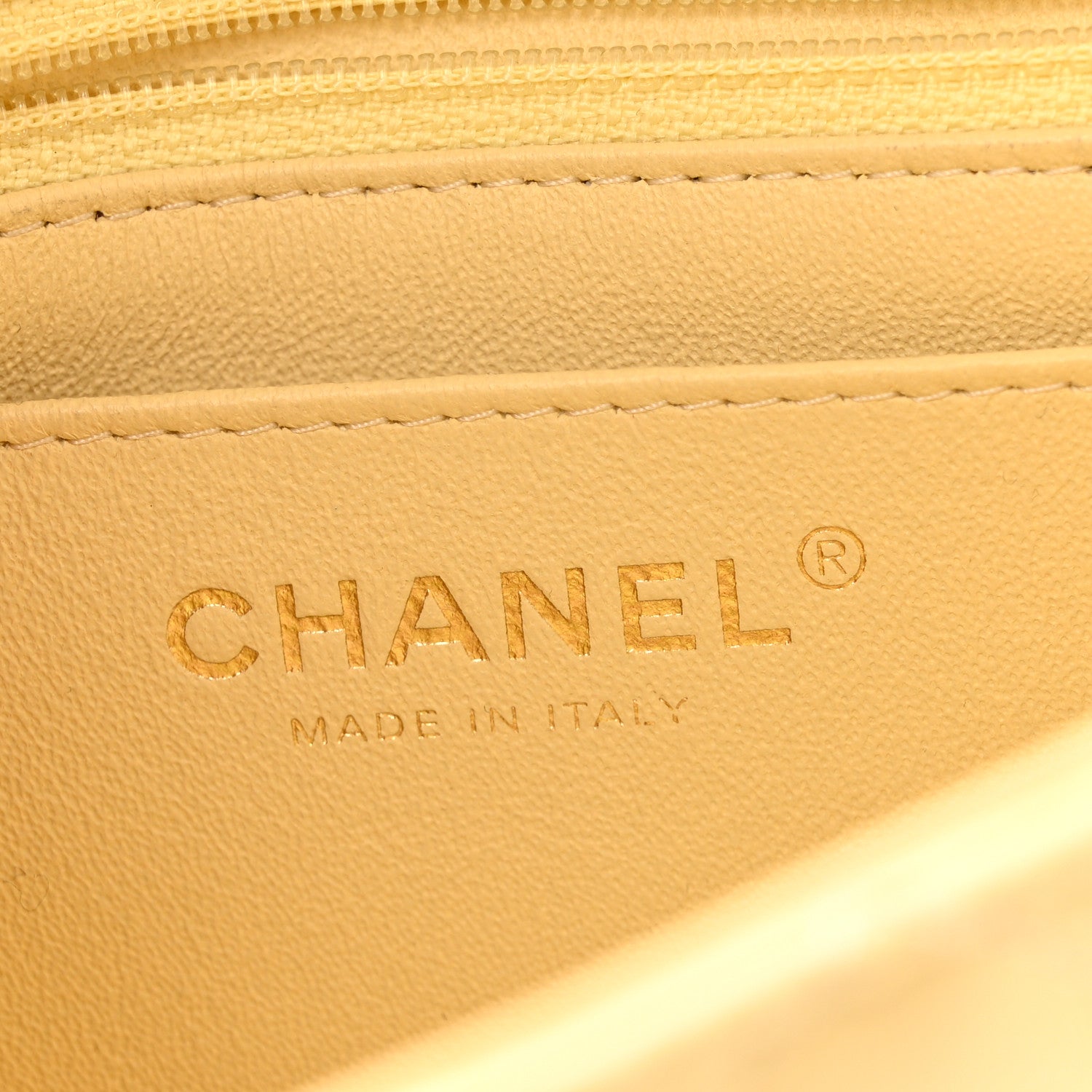Chanel Lambskin Quilted Mini Rectangular Flap Yellow 6 of 10