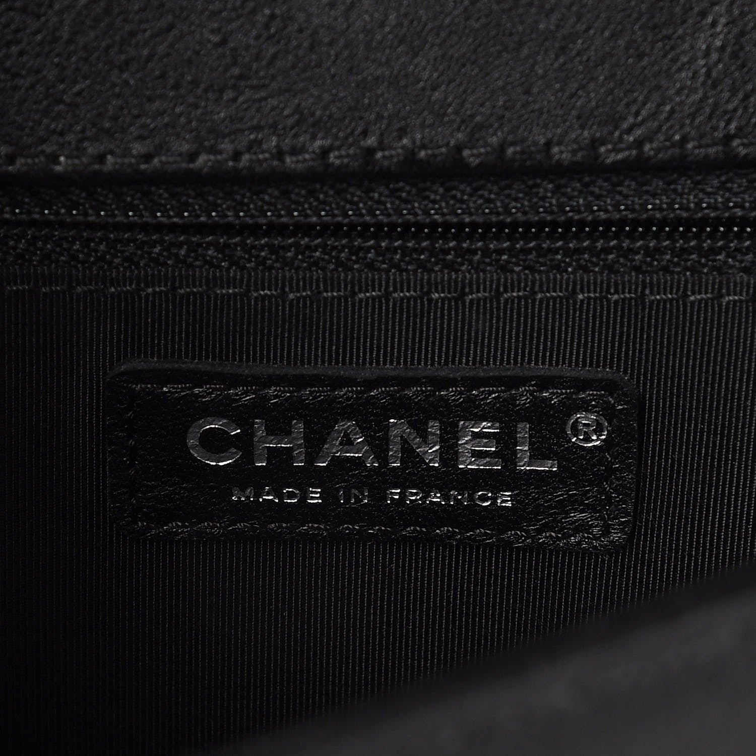 Chanel Calfskin Quilted New Medium Boy Top Handle Flap Black 6 of 8