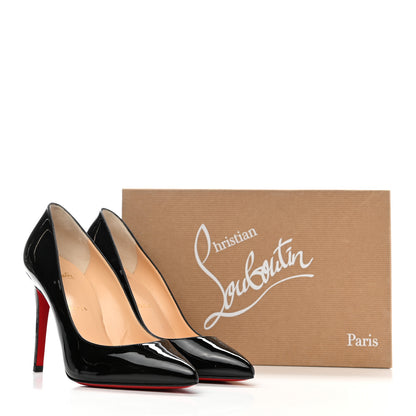 Christian Louboutin Patent Pigalle 100 Pumps 38 Black 8 of 8