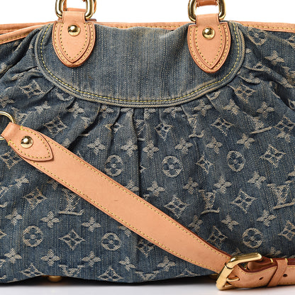 Louis Vuitton Denim Neo Cabby MM Blue 7 of 16
