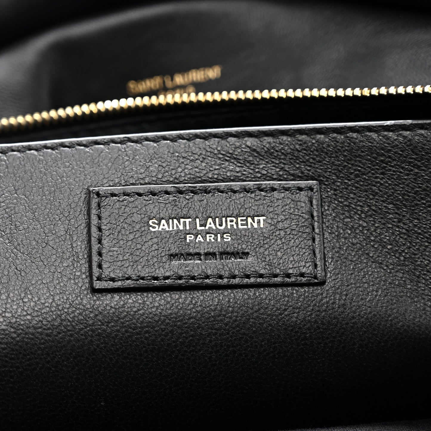 Lambskin Matelasse Monogram Large Jamie 4.3 Black