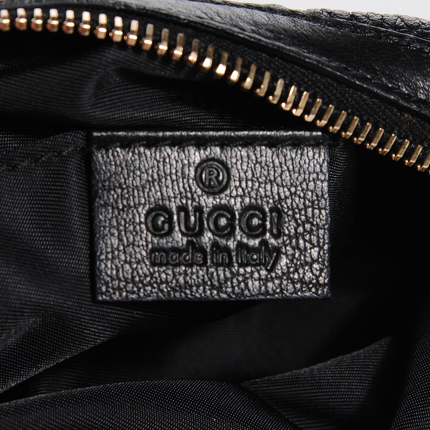 Gucci Deerskin Medium Bamboo Cosmetic Case Black 6 of 7
