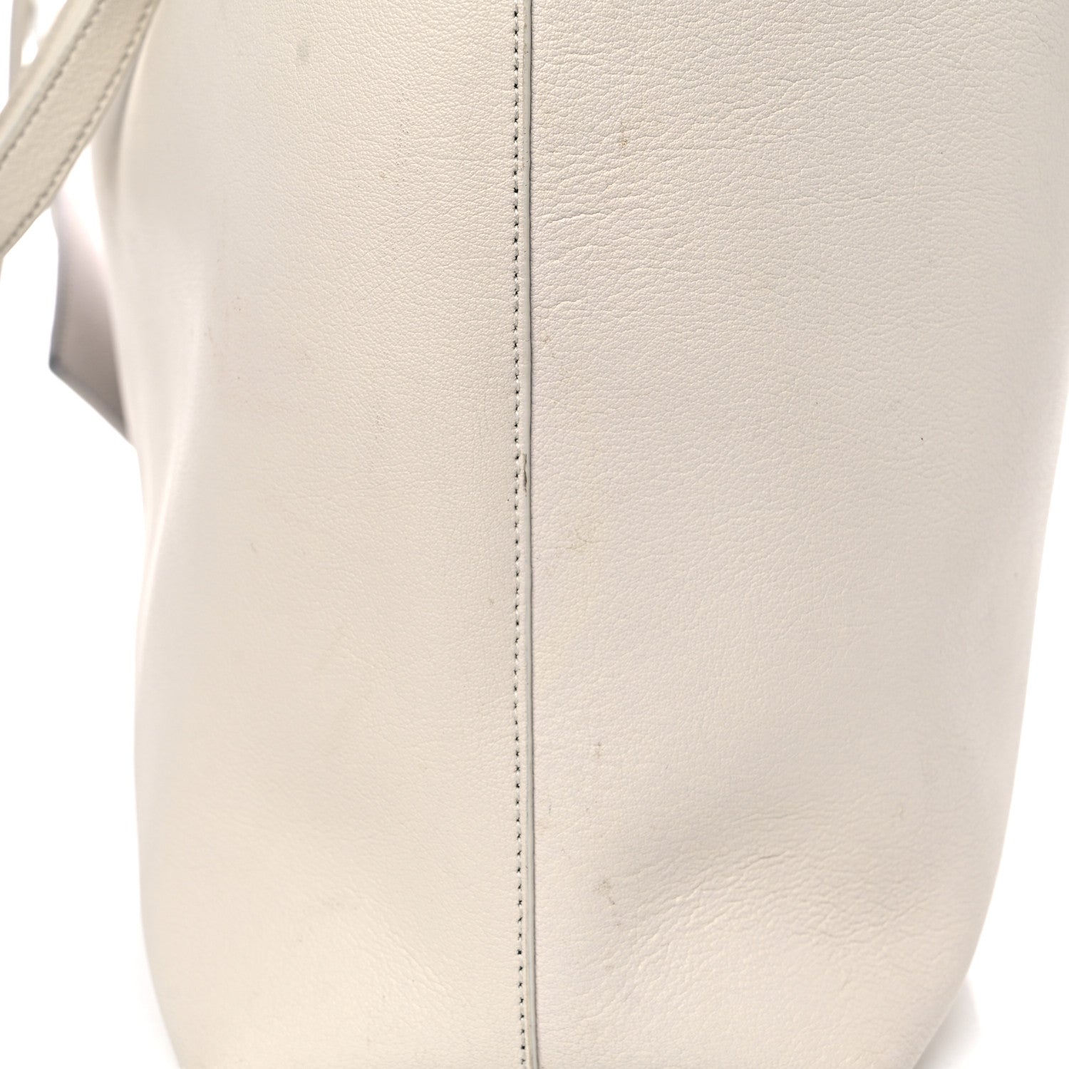 Saint Laurent Calfskin Large Shopping Tote Porcellana 20 of 36